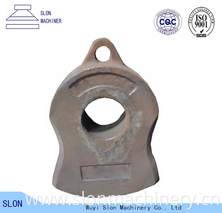 High Manganese Steel Stone Crusher Plate Hammer with Superior Quality